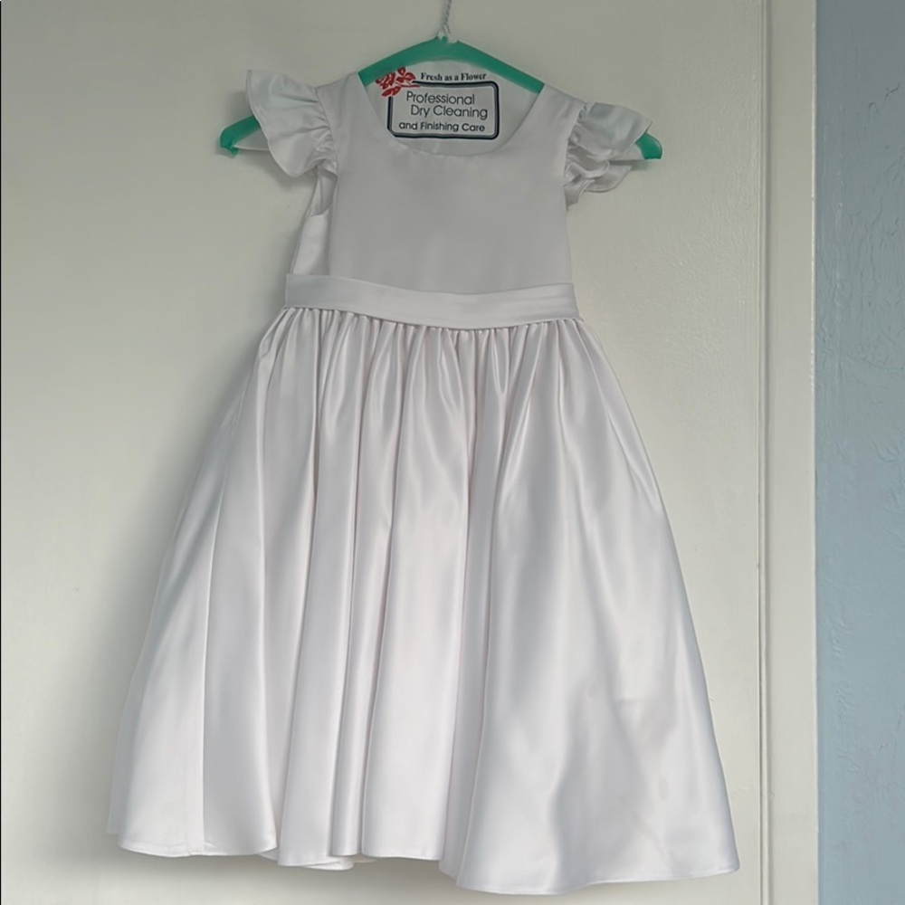 Azazie Violeta White Dress - Size 4T
